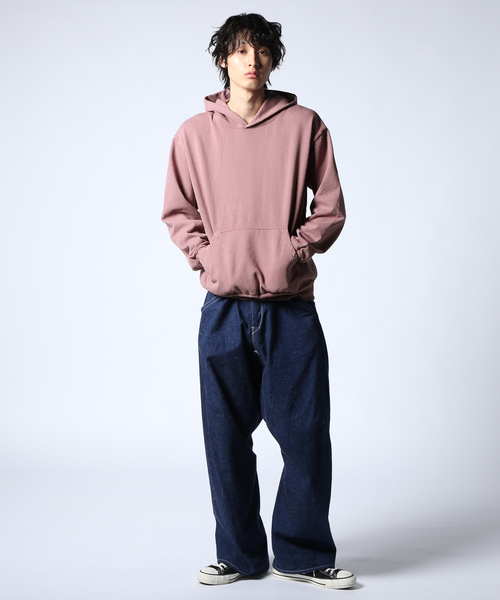 JOURNAL STANDARD(ジャーナルスタンダード)の「LA APPAREL 14oz. Heavy Fleece Hooded Pul(パーカー・メンズ・Red/イエロー・SMALL/X-LARGE/LARGE/MEDIUM)」の3枚目の写真
