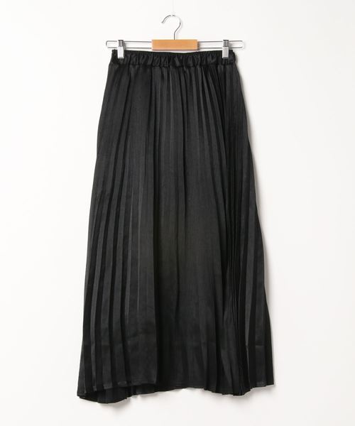 ap retro（アプレトロ）の「サテンアコーディオンプリーツスカート【ZOZO限定アイテム】（スカート・レディース・ブラック/ゴールド/ライトパープル・FREE）」の15枚目の写真