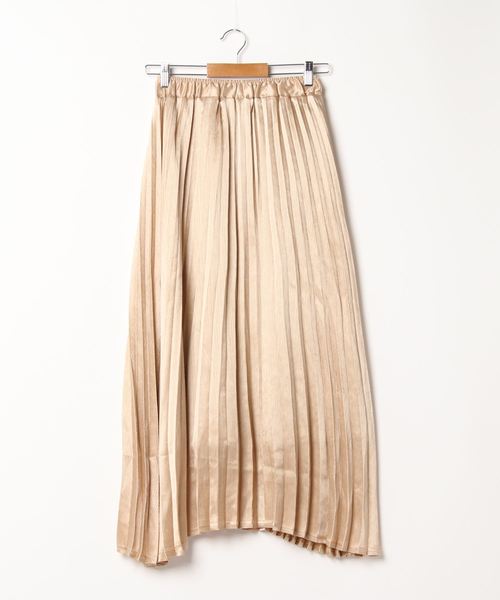 ap retro（アプレトロ）の「サテンアコーディオンプリーツスカート【ZOZO限定アイテム】（スカート・レディース・ブラック/ゴールド/ライトパープル・FREE）」の8枚目の写真