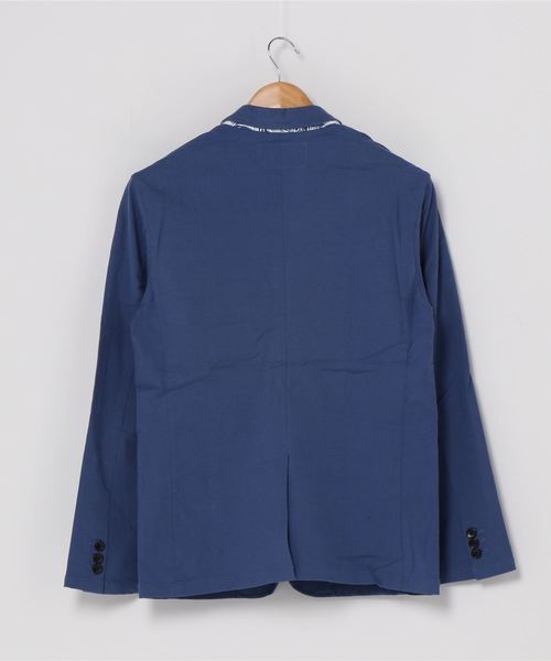 ABAHOUSE GRAY（アバハウスグレイ）の「【展開店舗限定】ストレッチリネン　ジャケット（テーラードジャケット・メンズ・ブルー/ベージュ・50/46/48）」の3枚目の写真