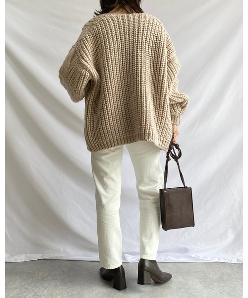 She's Closet（シーズクローゼット）の「ざっくり ローゲージ ケーブル