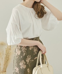 Ambre Neige | ソデボリュームブラウス／シアーブラウス／【WEB/EC限定商品】(シャツ/ブラウス)