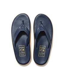 ISLAND SLIPPER / PT202/NAVY/レザーサンダル