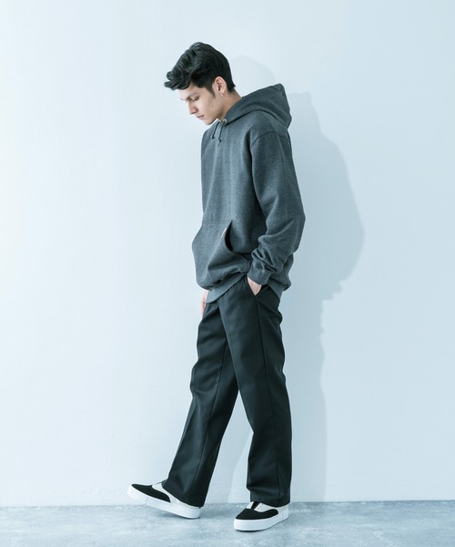 Carhartt（カーハート）の「carhartt/カーハート Hooded Sweatshirt 裏起毛オーバーサイズ プルオーバーパーカー K121（パーカー・メンズ・ブラック/ダークブラウン/ネイビー/グレー/モスグリーン/チャコール・S/M/L/XL）」の14枚目の写真