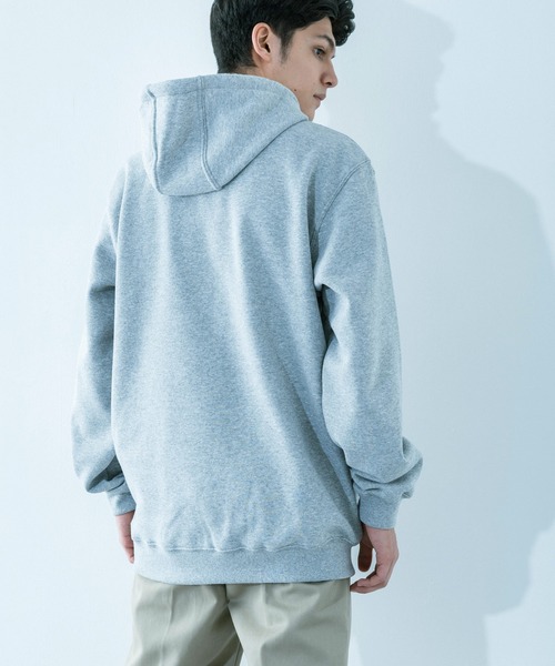 Carhartt（カーハート）の「carhartt/カーハート Hooded Sweatshirt 裏起毛オーバーサイズ プルオーバーパーカー K121（パーカー・メンズ・ブラック/ダークブラウン/ネイビー/グレー/モスグリーン/チャコール・S/M/L/XL）」の17枚目の写真