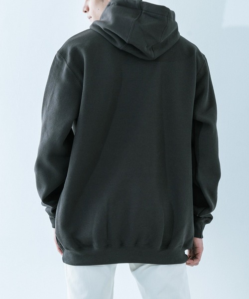 Carhartt（カーハート）の「carhartt/カーハート Hooded Sweatshirt 裏起毛オーバーサイズ プルオーバーパーカー K121（パーカー・メンズ・ブラック/ダークブラウン/ネイビー/グレー/モスグリーン/チャコール・S/M/L/XL）」の11枚目の写真