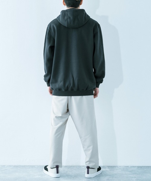 Carhartt（カーハート）の「carhartt/カーハート Hooded Sweatshirt 裏起毛オーバーサイズ プルオーバーパーカー K121（パーカー・メンズ・ブラック/ダークブラウン/ネイビー/グレー/モスグリーン/チャコール・S/M/L/XL）」の19枚目の写真