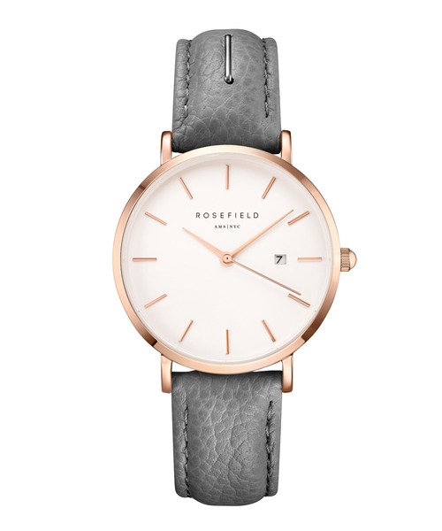 ROSEFIELD(ローズフィールド)の「《ROSEFIELD/ローズフィールド》 The September Issue グレーレザーチャーム付き(アナログ腕時計)」|グレー