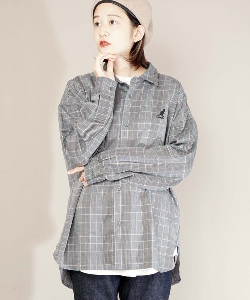 グレンチェックシャツ グレンチェックシャツ