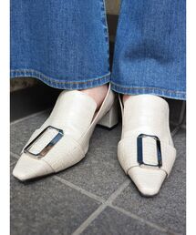 MURUA | メタルスクエアパンプス(パンプス)