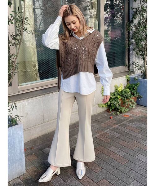 MURUA(ムルーア)の「メタルスクエアパンプス(パンプス・レディース・ブラック/アイボリー・35/36/37)」の19枚目の写真