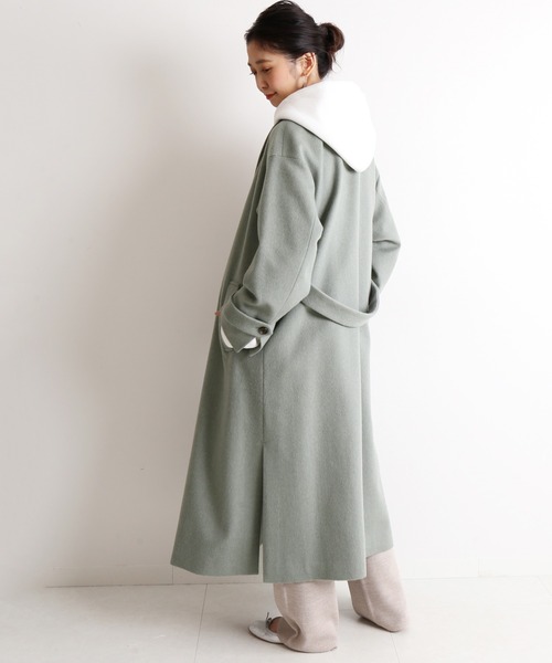 セール】SUPER100 W/Ca ショールカラーコート◇（その他アウター