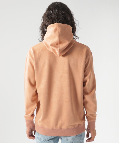 BAYFLOW(ベイフロー)の「レザーライクパーカー(パーカー・メンズ・ベージュ/ピンク/アイボリー/チャコール・SMALL/MEDIUM/LARGE)」の21枚目の写真