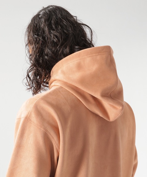 BAYFLOW(ベイフロー)の「レザーライクパーカー(パーカー・メンズ・ベージュ/ピンク/アイボリー/チャコール・SMALL/MEDIUM/LARGE)」の18枚目の写真