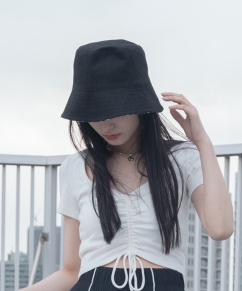 セール Vria Charme ゼブラ柄リバーシブルバケットハット ハット Vria Charme バリアシャルム のファッション通販 Zozotown