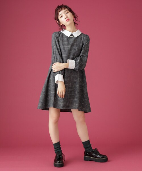 ブランド古着 シャツワンピース シャツワンピース Olive Des Olive オリーブデオリーブ のファッション通販 Zozoused