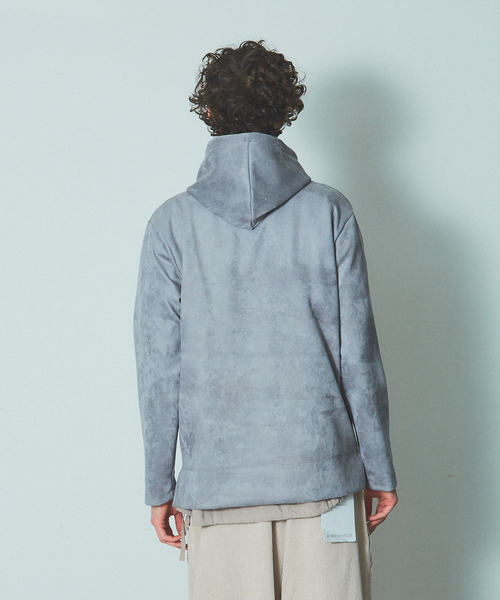 MYSELF ABAHOUSE（マイセルフアバハウス）の「【MYSELF ABAHOUSE】ネオスウェード パーカー（パーカー・メンズ・カーキ/グレー/ブルー/ブラック/アイボリー・46/48）」の21枚目の写真