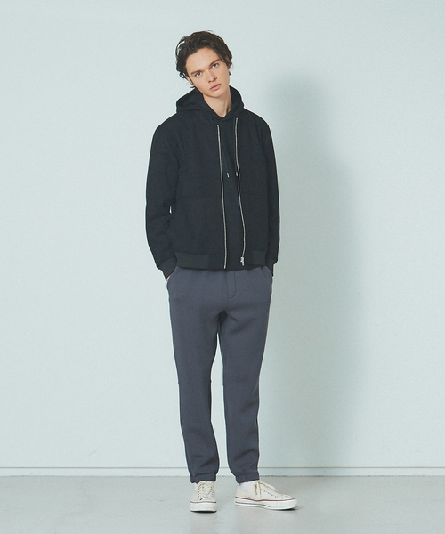 MYSELF ABAHOUSE（マイセルフアバハウス）の「【MYSELF ABAHOUSE】ネオスウェード パーカー（パーカー・メンズ・カーキ/グレー/ブルー/ブラック/アイボリー・46/48）」の9枚目の写真