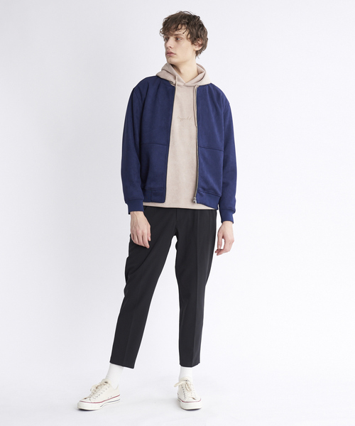 MYSELF ABAHOUSE（マイセルフアバハウス）の「【MYSELF ABAHOUSE】ネオスウェード パーカー（パーカー・メンズ・カーキ/グレー/ブルー/ブラック/アイボリー・46/48）」の18枚目の写真