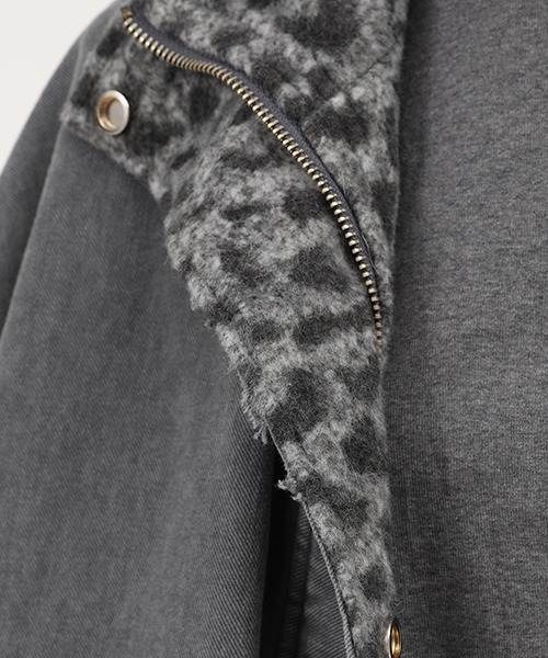 MASONPRINCE(メイソンプリンス)の「【MASONPRINCE】Vintage processing reversible cotton JKT WT0951(ブルゾン・メンズ・ブラック/グレー・M/S/L/XL)」の3枚目の写真