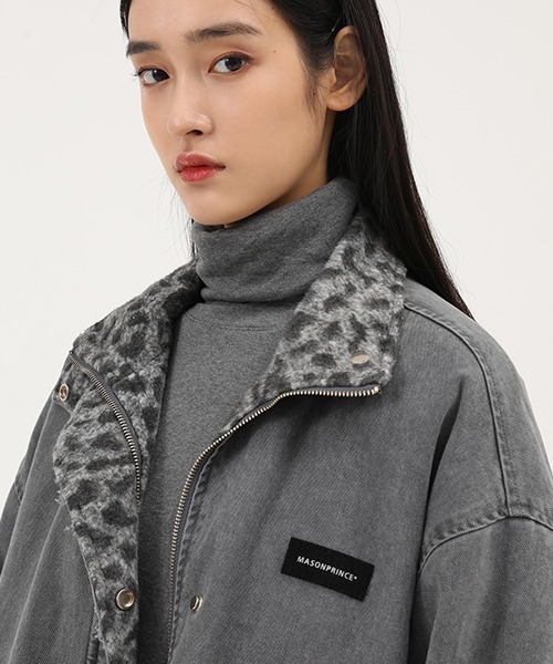 MASONPRINCE(メイソンプリンス)の「【MASONPRINCE】Vintage processing reversible cotton JKT WT0951(ブルゾン・メンズ・ブラック/グレー・M/S/L/XL)」の7枚目の写真