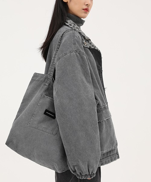 MASONPRINCE(メイソンプリンス)の「【MASONPRINCE】Vintage processing reversible cotton JKT WT0951(ブルゾン・メンズ・ブラック/グレー・M/S/L/XL)」の10枚目の写真