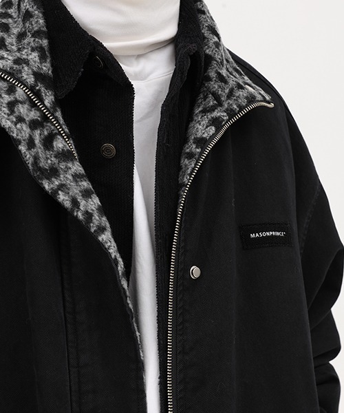 MASONPRINCE(メイソンプリンス)の「【MASONPRINCE】Vintage processing reversible cotton JKT WT0951(ブルゾン・メンズ・ブラック/グレー・M/S/L/XL)」の17枚目の写真