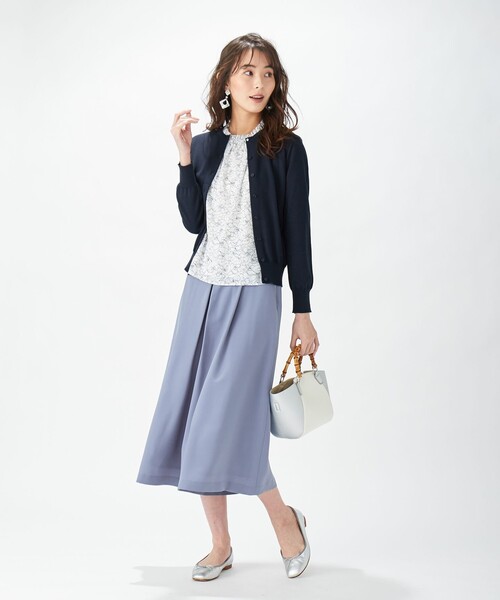 J.PRESS（ジェイプレス）の「【高反発】スクエアトゥ バレエシューズ（バレエシューズ・レディース・ブラック系/ピンク系/シルバー系・24.5/23.5）」の17枚目の写真