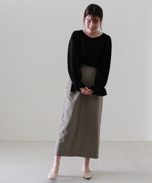Cheek(チーク)の「カットワークレーストップス(シャツ/ブラウス・レディース・オフホワイト/ブラック/イエロー・MEDIUM)」の18枚目の写真