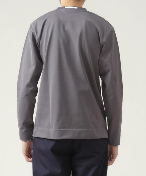 EYE. D WEARing(アイディウェアリング)の「EYE.D WEARingウルティマコットンロングスリーブTシャツ(Tシャツ/カットソー・メンズ・ベージュ/ブルー/チャコールグレー/ライトグレー・4/3)」の8枚目の写真