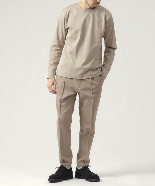 EYE. D WEARing(アイディウェアリング)の「EYE.D WEARingウルティマコットンロングスリーブTシャツ(Tシャツ/カットソー・メンズ・ベージュ/ブルー/チャコールグレー/ライトグレー・4/3)」の13枚目の写真