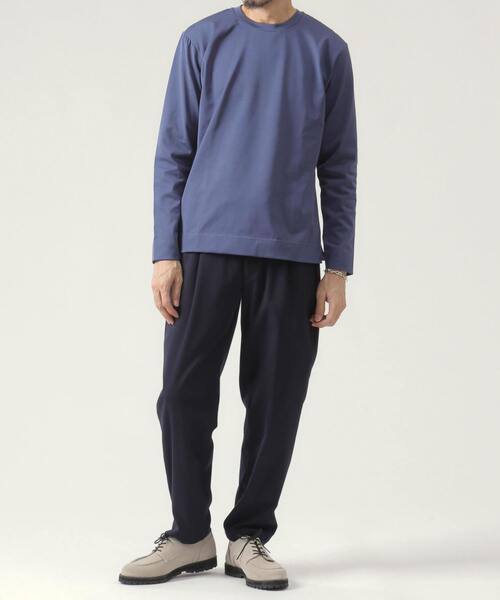 EYE. D WEARing(アイディウェアリング)の「EYE.D WEARingウルティマコットンロングスリーブTシャツ(Tシャツ/カットソー・メンズ・ベージュ/ブルー/チャコールグレー/ライトグレー・4/3)」の15枚目の写真