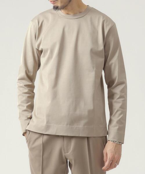 EYE. D WEARing(アイディウェアリング)の「EYE.D WEARingウルティマコットンロングスリーブTシャツ(Tシャツ/カットソー・メンズ・ベージュ/ブルー/チャコールグレー/ライトグレー・4/3)」の17枚目の写真