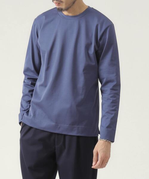 EYE. D WEARing(アイディウェアリング)の「EYE.D WEARingウルティマコットンロングスリーブTシャツ(Tシャツ/カットソー・メンズ・ベージュ/ブルー/チャコールグレー/ライトグレー・4/3)」の19枚目の写真