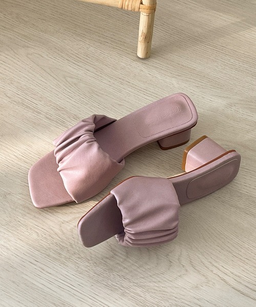 etade(エタード)の「【etade】pleats mule etds3(サンダル・レディース・ベージュ/パープル/キャメル・38/39/35/36/37)」の10枚目の写真