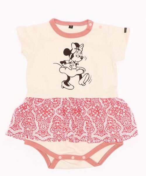 BIG FIELD（ビッグフィールド）の「【Disney】ミニーマウス/女の子ロンパース（70～80cm）（ロンパース・キッズ・オフホワイト・80/70）」の6枚目の写真