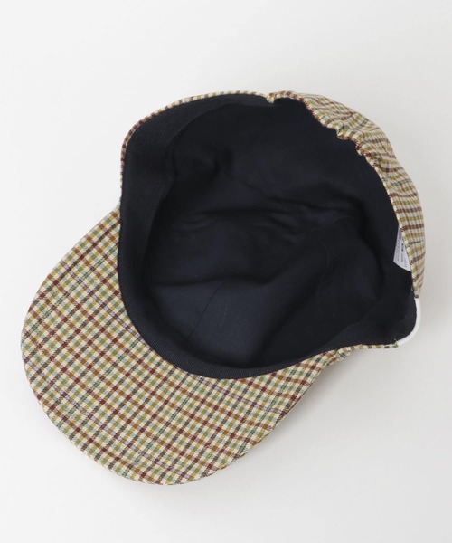 URBAN RESEARCH（アーバンリサーチ）の「CAPPELLIFICIO BIELLESE 1935 ウールチェックキャップ（ハット・メンズ・ベージュ・FREE）」の2枚目の写真