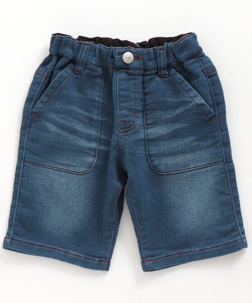 BREEZE（ブリーズ）の「すぽ軽ハーフパンツ_ストレッチ 6分丈（その他パンツ・キッズ・ブルー/サックスブルー・140/100/90/120/150/130/110）」の6枚目の写真