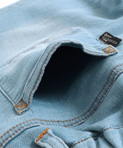 BREEZE（ブリーズ）の「すぽ軽ハーフパンツ_ストレッチ 6分丈（その他パンツ・キッズ・ブルー/サックスブルー・140/100/90/120/150/130/110）」の19枚目の写真