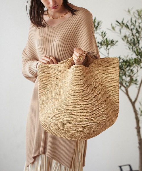 made in madaベージュ トートバッグ JACK & MARIE（ジャックアンドマリー）の「MADE IN MADA KOKO