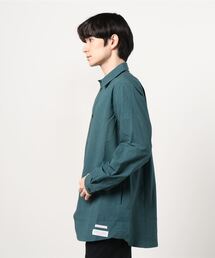 FRANK LEDER フランクリーダー 切替 デザイン シャツ グリーン FRANK LEDER（フランクリーダー）の「FRANK LEDER COTTON