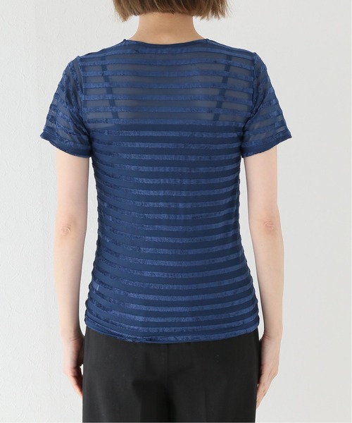 BASERANGE(ベースレンジ)の「【BASERANGE/ベースレンジ】 MAIN OMO TEE:カットソー(Tシャツ/カットソー・レディース・ネイビー・MEDIUM)」の9枚目の写真