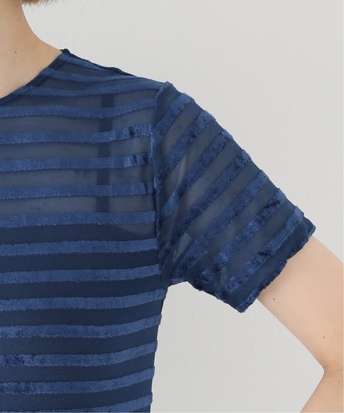 BASERANGE(ベースレンジ)の「【BASERANGE/ベースレンジ】 MAIN OMO TEE:カットソー(Tシャツ/カットソー・レディース・ネイビー・MEDIUM)」の12枚目の写真