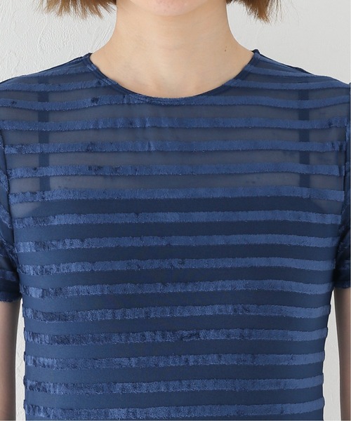 BASERANGE(ベースレンジ)の「【BASERANGE/ベースレンジ】 MAIN OMO TEE:カットソー(Tシャツ/カットソー・レディース・ネイビー・MEDIUM)」の10枚目の写真