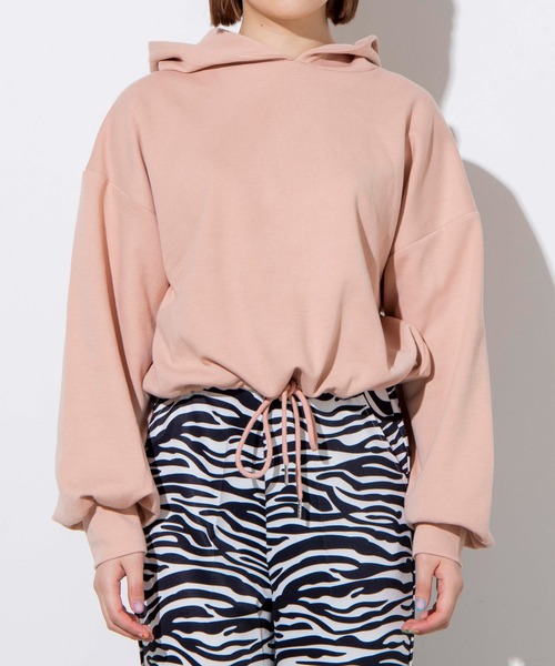 WEGO（ウィゴー）の「WEGO/ボリュームスリーブドロストパーカー（パーカー・レディース・グリーン/アイボリー/ピンク・FREE）」の18枚目の写真