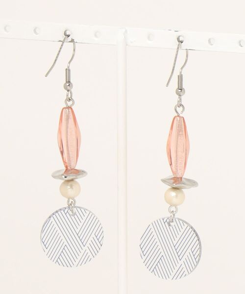tone(トーン)の「【-lensa-】コットンパール<和ピアス>(MA)(ピアス(両耳用)・レディース・クリア・FREE)」の2枚目の写真