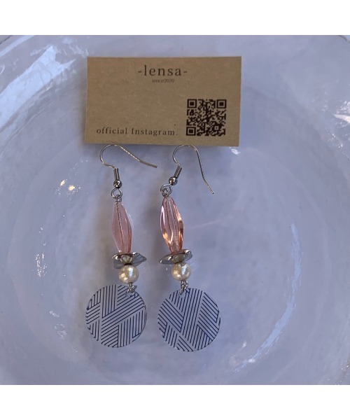 tone(トーン)の「【-lensa-】コットンパール<和ピアス>(MA)(ピアス(両耳用)・レディース・クリア・FREE)」の5枚目の写真