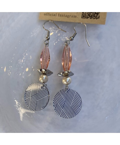 tone(トーン)の「【-lensa-】コットンパール<和ピアス>(MA)(ピアス(両耳用)・レディース・クリア・FREE)」の4枚目の写真