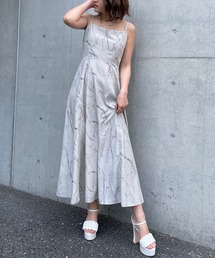 SPIRALGIRL | マーブル柄キャミワンピース(ワンピース)