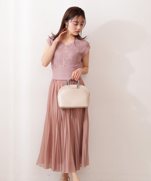 モダン♪▼フローラルプリント プリーツ スカート▼BALENCIAGA PROPORTION BODY DRESSING（プロポーションボディドレッシング
